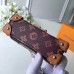 Louis Vuitton Petite Malle Mini Box Clutch/Bag Charm Monogram