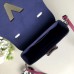 Louis Vuitton LV Twist MM Top Handle Bag in Epi Leather M52514 Blue/Black 2018
