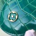 Louis Vuitton Capucines BB Top Handle in Crocodilien Leather N92175 Green 2018