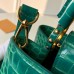 Louis Vuitton Capucines BB Top Handle in Crocodilien Leather N92175 Green 2018