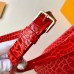 Louis Vuitton Capucines BB Top Handle in Crocodilien Leather N93992 Red 2018