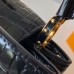 Louis Vuitton Capucines BB Top Handle in Crocodilien Leather N92173 Black 2018
