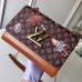 Louis Vuitton Catogram Monogram Canvas Twist MM Bag M44408 Brown 2018