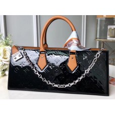 Louis Vuitton Sac Tricot Bag Monogram Vernis Leather Black M44371 2019