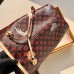 Louis Vuitton Catogram Monogram Canvas Neverfull MM Tote Bag M44441 Brown 2018