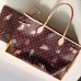 Louis Vuitton Catogram Monogram Canvas Neverfull MM Tote Bag M44441 Brown 2018