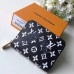 Louis Vuitton Catogram Monogram Canvas Zippy Coin Purse M63884 Black/White 2018