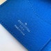 Louis Vuitton Leather Passport Cover Black/Blue 2019