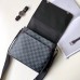 Louis Vuitton Travel Stickers Patches Alps Damier Graphite Canvas District PM Messenger Bag N40040 2018