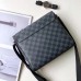 Louis Vuitton Travel Stickers Patches Alps Damier Graphite Canvas District PM Messenger Bag N40040 2018