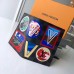 Louis Vuitton Travel Stickers Patches Alps Damier Graphite Canvas Passport Cover N60154 2018