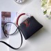 Louis Vuitton Capucines Mini Bag Lizard Handle N94048 Noir Rouge