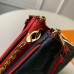 Louis Vuitton Monogram Empreinte Pochette Double Zip Bag M63916 Marine Rouge 2019