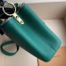 Louis Vuitton Capucines BB Bag Python Handle and Flap N95384 Louxor Green