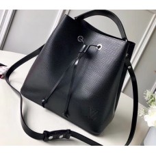 Louis Vuitton Epi Leather NeoNoe Bucket Bag M54366 Black