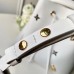 Louis Vuitton Love Lock Epi Leather NeoNoe Bucket Bag M53238 White