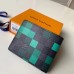 Louis Vuitton Damier Graphite Pixel Canvas Slender Wallet N60182 Green 2019