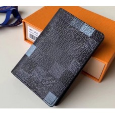 Louis Vuitton Damier Graphite Pixel Canvas Pocket Organiser Wallet N60159 Gray 2019