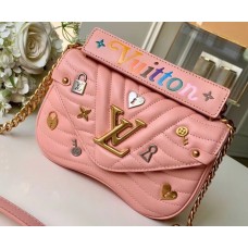 Louis Vuitton Love Lock New Wave Chain PM Bag M53213 Rose 2019