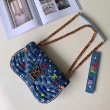Louis Vuitton New Wave Chain MM Bag M53692 Denim 2019