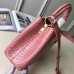 Louis Vuitton Crocodilien Brillant Capucines BB Bag N92679 Vieux Rose