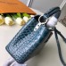 Louis Vuitton Crocodilien Brillant Capucines Mini Bag N93430 Ocean Blue