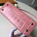 Louis Vuitton Crocodilien Brillant Capucines Mini Bag N95003 Rose Tourmaline