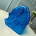 Louis Vuitton Transparent embossed Monogram PVC Keepall Bandouliere 50 M53272 Blue 2019