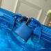 Louis Vuitton Transparent embossed Monogram PVC Keepall Bandouliere 50 M53272 Blue 2019