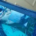 Louis Vuitton Transparent embossed Monogram PVC Keepall Bandouliere 50 M53272 Blue 2019