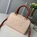 Louis Vuitton Monogram Empreinte Speedy Bandouliere 20 Bag Creme Caramel 2019