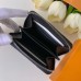 Louis Vuitton Vernis Miroir Patent Leather Zippy Venice Coin Purse M67665 Black 2019