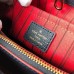 Louis Vuitton Monogram Empreinte Leather Montaigne MM Bag M42746 Marine rouge