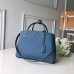 Louis Vuitton Monogram Empreinte Leather Montaigne MM Bag Bleu Jean