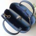 Louis Vuitton Monogram Empreinte Leather Montaigne MM Bag Bleu Jean