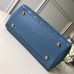 Louis Vuitton Monogram Empreinte Leather Montaigne MM Bag Bleu Jean