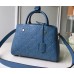 Louis Vuitton Monogram Empreinte Leather Montaigne BB Bag M44314 Bleu Jean