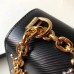 Louis Vuitton Epi Leather and Flower Studs Twist MM Bag M52510 Black 2019