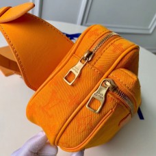 Louis Vuitton Denim Fabric Outdoor Bumbag M44623 Ocher 2019