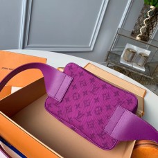 Louis Vuitton Denim Fabric Outdoor Bumbag M44624 Purple 2019