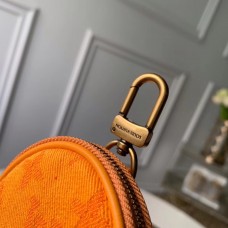 Louis Vuitton Monogram Denim Bag Charm &amp; Key Holder Ocher 2019