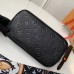 Louis Vuitton Taurillon Monogram Pochette Volga Pouch Bag M53550 Black 2019
