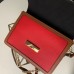 Louis Vuitton Taurillon Leather Dauphine MM Bag M53830 Beige/Red 2019