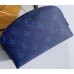 Louis Vuitton Cosmetic Pouch PM Bag Monogram Blue