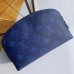 Louis Vuitton Cosmetic Pouch PM Bag Monogram Blue