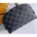 Louis Vuitton Cosmetic Pouch PM Bag Damier Graphite Canvas