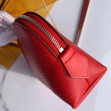 Louis Vuitton Cosmetic Pouch PM Bag Epi Leather Coquelicot M41114