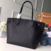 Louis Vuitton Soft Calfskin Lockme Go Tote Bag M55028 Black 2019