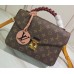 Louis Vuitton Braided Handle Monogram Canvas Pochette Metis Bag M43984 Red 2019