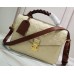 Louis Vuitton Braided Handle Monogram Empreinte Pochette Metis Bag M53940 Creme Beige 2019